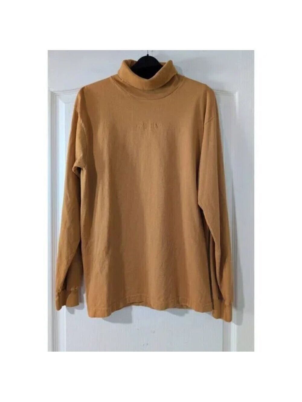 Obey | Men's Cotton Turtleneck in Camel